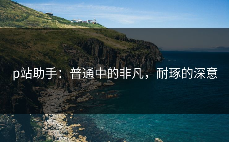 p站助手:普通中的非凡,耐琢的深意 p站助手:普通中的非凡,耐琢的深意